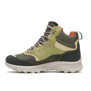 Merrell Speed Solo Mid WP Waterproof Hiking Boots, Olive Multi, Men's Size 8 Medium, J037861