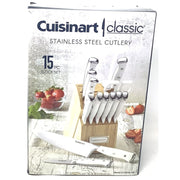 Cuisinart Classic Forged Triple Rivet 15 Piece Set, White