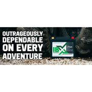 Interstate Batteries IBX Lithium Powersports Battery, 12V, 400 CCA, 13AH, Lightweight with Foam Padding, Group 9, IBX-9-Li