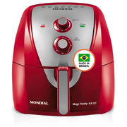 Mondial Air Fryer 8.6 Quart Extra-Large Air Fryer, Red - Programmable