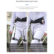 Robotic Exoskeleton Adjustable Bionic Leg Support Walking Assist Device Black