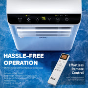 DuraComfort 8500 BTU Portable Air Conditioner 3-in-1 Cooling Dehumidifier Fan White DP08CP