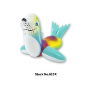 Surfgear 62SR George J Marshall Kid's Ride on Seal Pool Float, Multicolor