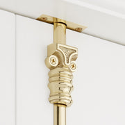 Signature Hardware Romlain Window Cremone Security Bolt, Solid Polished Brass, Right-Hand Lever, 72 Inch