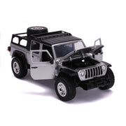 Jada Toys 1:24 Scale 2020 Jeep Gladiator Diecast Collectible Car, Silver, 31984