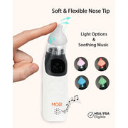 MOBI 70646 Automatic Nasal Aspirator With Adjustable Suction Level - White