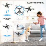 Xiamen Huoshiquan Import & Export Co. Ltd D97 GPS Drone with 8K UHD Camera, Black