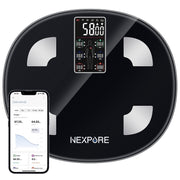 NEXPURE NEXPURE-CF580 Smart Digital Bathroom Scale, NEXPURE Smart Scale with 8-in-1 VA Display, BMI & 25 Health Metrics