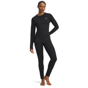 Under Armour UA Base 4.0 Packaged Base Layer Athletic Leggings, Black and White, Women's Small, 6004067