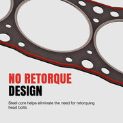 Fel-Pro Automotive Engine Cylinder Head Gasket, Steel Core Laminate with Copper Wire, Nonstick Coating, Fits Chevrolet V8 Engines 265-400, 1010