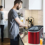 Frigidaire EFIC130-SSRED 26 lbs Countertop Ice Maker, Red