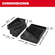 Milwaukee 48-22-9483T Trays for Metric Combination Wrench, 15 Piece
