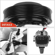 A-Premium AC Compressor with Clutch for Nissan Rogue 2.5L L4 6-Groove Pulley APACC332