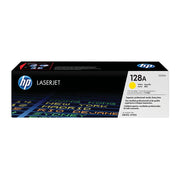 HP 128A Yellow Original LaserJet Toner Cartridge, Vibrant Color Output, 1300 Page Yield, CE322A