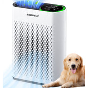 Aeitto HEPA Air Purifier, Large Room Coverage 2400 Sq Ft, PM2.5 Air Quality Sensor, 3 Fan Speeds, Sleep Mode, White, HAP602