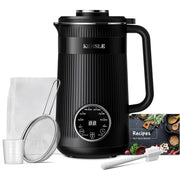 KIDISLE HB-B1018KW3 32oz Automatic Soy Machine for Homemade Almond, Oat, Coconut, Soy, Black