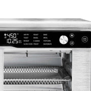 Gourmia GTF3588S 1700W 9-Slice Digital Toaster Oven Air Fryer, 12 Cooking Preset, Stainless Steel