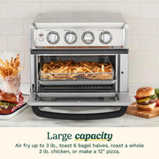 Cuisinart TOA-70NAS 0.6 Cu. Ft. Air Fryer Toaster Oven Grill, Stainless Steel