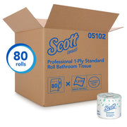 Scott, KCC05102, Standard Bathroom Tissue, 80 / Carton, White