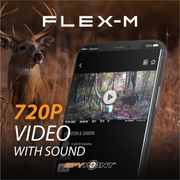 SPYPOINT Flex-m Twin Pack Cellular Trail Camera with GPS, Night Vision, Dual-Sim LTE, IP65 Water-Resistant