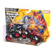 Spin Master Ltd Monster Jam Marvel Venom vs The Amazing Spider-Man Die-Cast Monster Truck 1:64 Scale 2-Pack