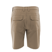TrueTimber Twin Reef Mens Fishing Shorts, Khaki, 34 Waist, 9-Inch Inseam, Polyester Spandex Blend