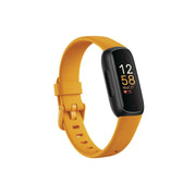 Fitbit FB424BKYWFRCJK Inspire 3 Fitness Tracker, Black/Morning Glow