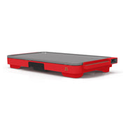 Beautiful XL Electric Griddle, 12 in x 22 in, EverGood Ceramic Nonstick Coating, Adjustable Temperature Control, Detachable Stainless Steel Backsplash, Removable Drip Tray, Tomato Red or Oyster Grey