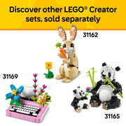 LEGO 31163 Creator 3 in 1 Playful Cat Toy - Building Toy with 3 Options: Cat, Dog, Pigeon - Fun Animal Figures for Kids Ages 8+