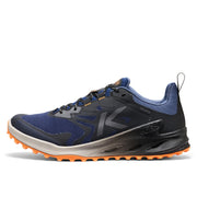 KEEN Zionic NXT Waterproof Hiking Shoes for Men - Naval Academy/Bright Marigold - 8.5M