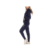 White Mark Adjustable Waist 2-Pc. Track Suit - NAVY SMALL