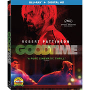 Lionsgate Good Time Blu-ray Movie, Crime Thriller, Starring Robert Pattinson, Widescreen 1080p, DTS HD 5.1 Audio