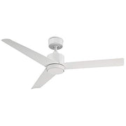 Modern Forms FR-W1809-54L-MW Lotus 54 Inch Smart Ceiling Fan with Light Kit - Matte White, Remote Control, Dimmable LED