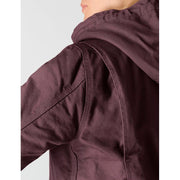 Carhartt Women's Iconic Washed Duck Sierra Jacket, Sherpa-Lined, Hooded, Blackberry, 2X, 104292