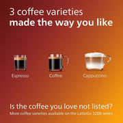 Philips EP2230/14 2200 Series Fully Automatic Espresso Machine with LatteGo - Black