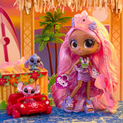Just Play Disney Doorables Adoorbs Angel Superfan Doll with 10 Mini Accessories, 2 Exclusive Figures, Foldout Play Backdrop, 5.5-Inch, 45816