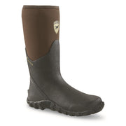 Irish Setter MudTrek Chore Waterproof Full Fit Rubber Boots for Men, Brown, Size 13M, 4839
