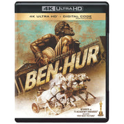Ben-Hur 4K Ultra HD Blu-ray Movie with Digital Copy, Drama, 222 Minutes Runtime, Warner Home Video 1008675719