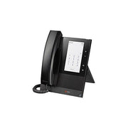 Poly CCX 400 VoIP Telephone, Business Media Desk Phone, 5-Inch Touchscreen, 24 Lines, PoE, Black