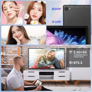 AEEZO Tablet, 10.1 Inch IPS LCD Display, Android 14, Octa-Core 2.4 GHz Processor, 64GB Storage Expandable to 1TB, Dual Cameras 5MP Front and 8MP Rear, WiFi 6, Bluetooth 5.3, White, C10WT