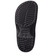 Crocs Mens Classic Black Ankle High Rubber Sandal, Black, 10M