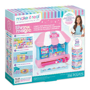Make It Real Shrink Magic Candy Shop Bracelet Kit, DIY Jewelry Set with 20 Colorful Bracelets, Multicolor
