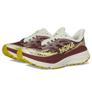 Hoka Stinson 7 Women's Trail Running Shoes, Plush Cushioning, Stabilizing H-Frame, Truffle Salt/Dark Cedar, Medium Width, Size 9, 1141531-TFFL