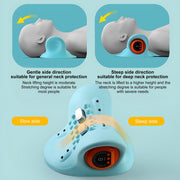 INSMART Neck Massager with EMS Pulse Technology, 6-Level Intensity, Magnetic Heat Massage, Portable Cervical Relief, Blue