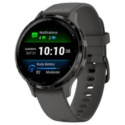 Garmin 010-02785-00 Venu 3S GPS Smartwatch - Slate/Pebble Gray