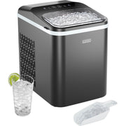 Iceman Compact Countertop Pebble Ice Maker, 26 lb Daily Production, Self-Cleaning, Black, RJ56-PB-V2