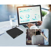 BCOOSS Portable External Optical CD DVD Drive Burner Reader