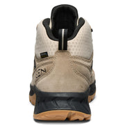 KEEN Hightrail Mid Waterproof Hiking Boots, Leather, Brindle/Oak Buff, Men's Size 11.5, Lightweight Breathable Durable