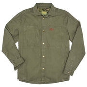 Marsh Wear Delano Shacket Lightweight Cotton Canvas Jacket, M, Fossil Beige, Oversized Fit
