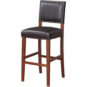 Linon Brook Bar Stool, Black